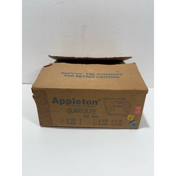 Appleton Electric Quartzlite G 500 F Light Lamp Box New See Pictures - Picture 15 of 15